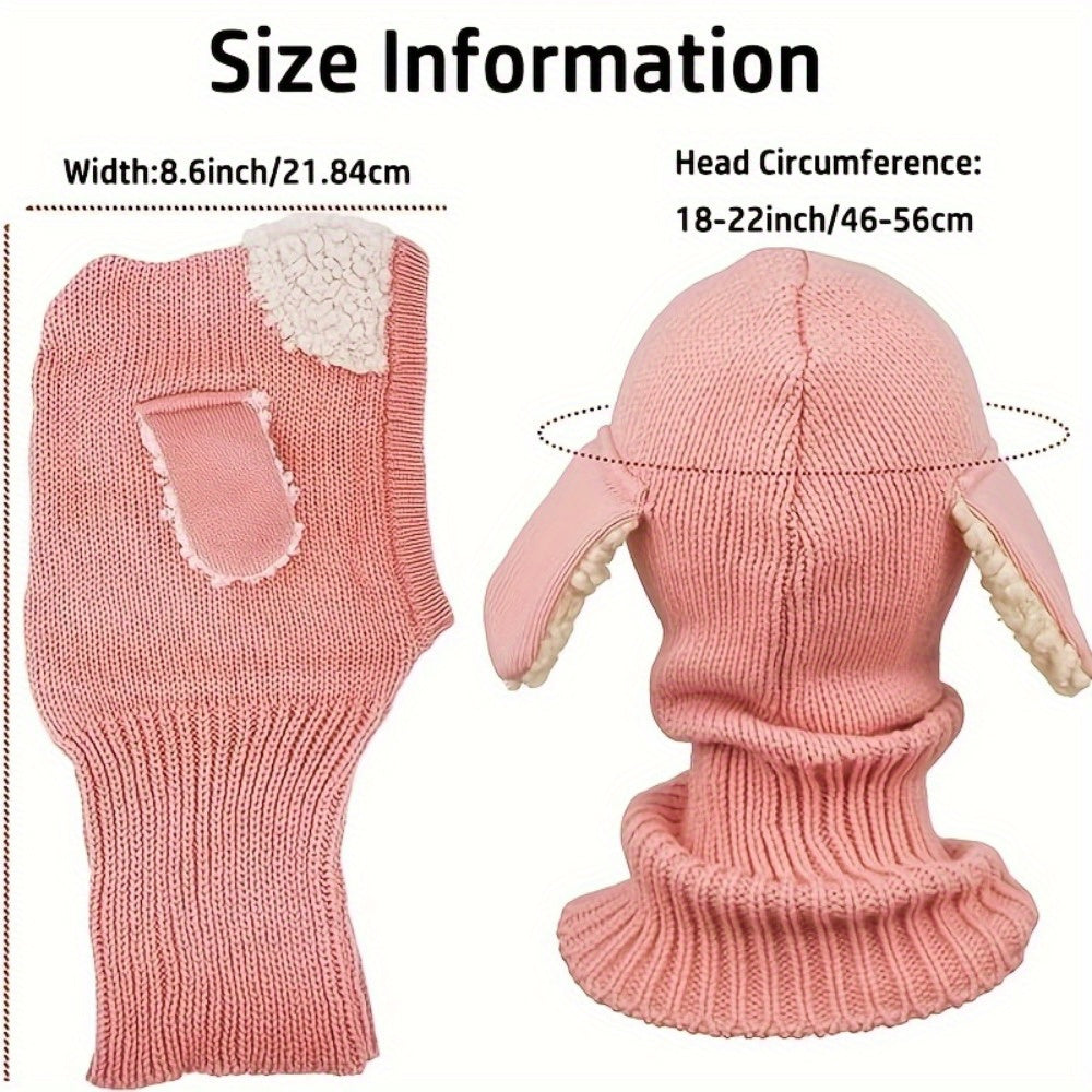 Children's 2 In 1 Hat And Scarf, Warm Keeping For Autumn And Winter
