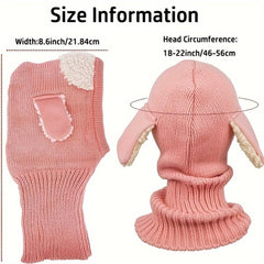 Children's 2 In 1 Hat And Scarf, Warm Keeping For Autumn And Winter