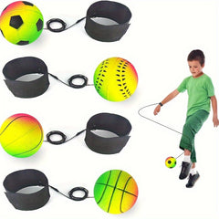 8pcs Wrist Ball Sports Rubber Bouncy Wristband
