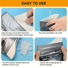 20pcs Camping Pee Bags Disposable Urinals & Vomiting Bags