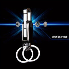 Metal Multifunctional Keychain for Outdoor Adventures