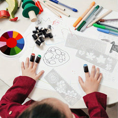 10pcs Sponge Daubers Finger Painting Tool