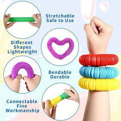 Macaron Decompression Telescopic Tube DIY Grip And Vent Fun Toy