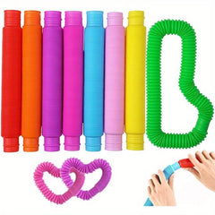 Macaron Decompression Telescopic Tube DIY Grip And Vent Fun Toy