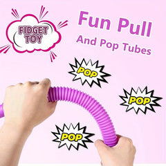 Macaron Decompression Telescopic Tube DIY Grip And Vent Fun Toy