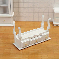 1:12 Dollhouse Mini Furniture Wooden Drawer Cabinet