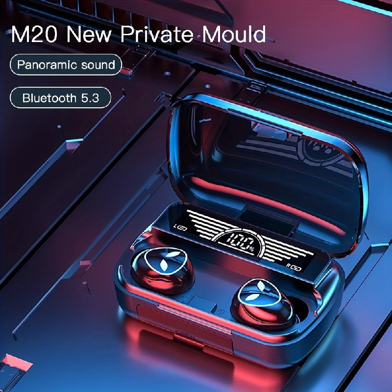 High End Wireless Headphones W Digital Power Display & Waterproof