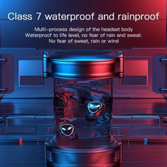 High End Wireless Headphones W Digital Power Display & Waterproof