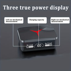 Long Endurance True Wireless Earphones 360 Stereo Sound LED E sports Light
