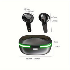 Wireless Sports Headset with Stereo Sound & Mic