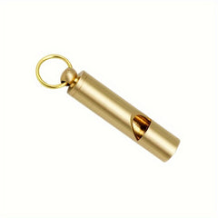 1pc Survival Whistle With Key Chain - Outdoor Emergency Tool