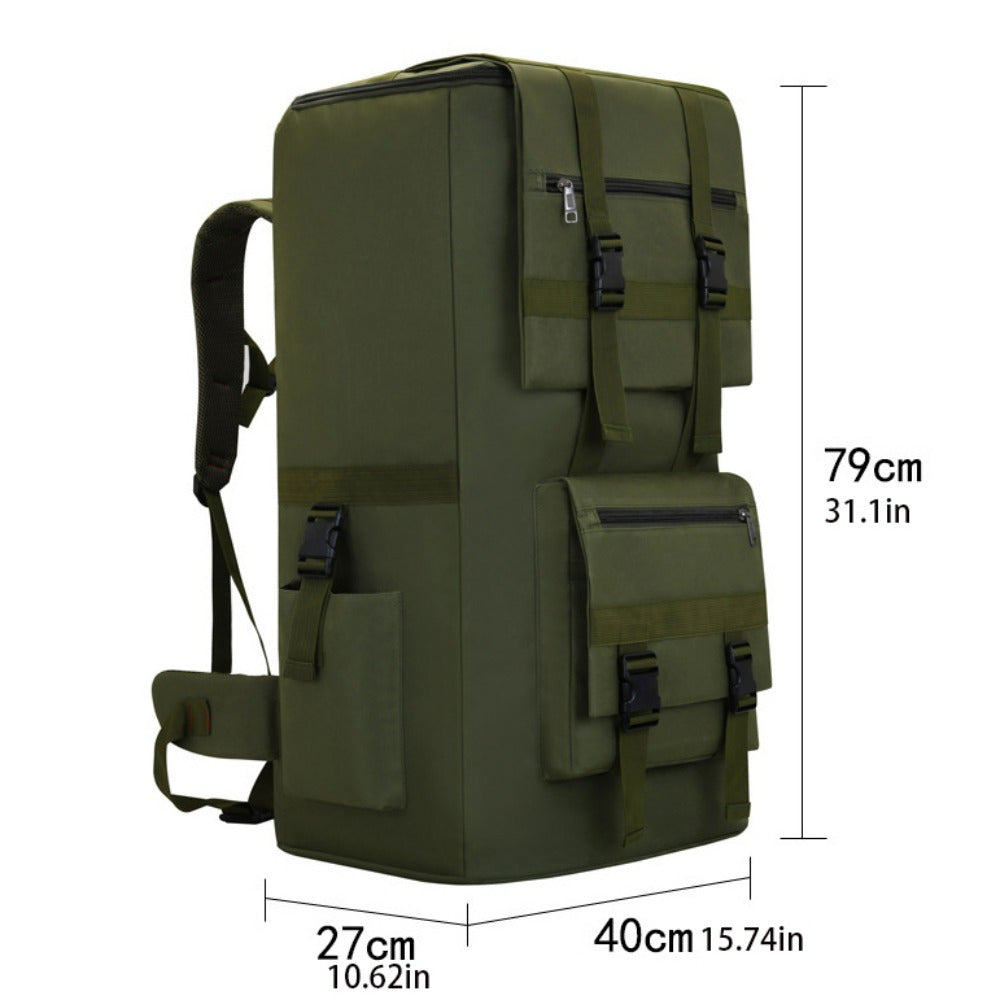 120L Large Capacity Travel Backpack, Portable Luggage Bag for Outdoor Camping