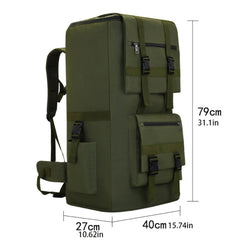 120L Large Capacity Travel Backpack, Portable Luggage Bag for Outdoor Camping
