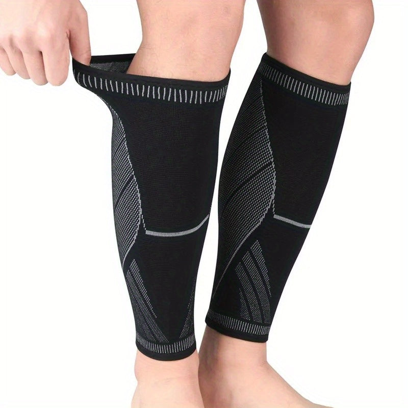 Running Athletics Compression Leg Calf Knee Pads Protection Safety