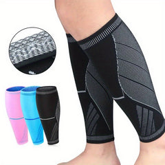 Running Athletics Compression Leg Calf Knee Pads Protection Safety