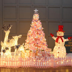 2ft Artificial Christmas Tree w/ Foldable Stand for Home Office Party Deco