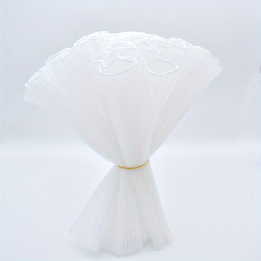 1pc Pearl Spray Yarn Fold Spray Yarn Floral Art Bag Flower Packaging Net Yarn