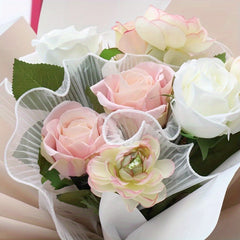 1pc Pearl Spray Yarn Fold Spray Yarn Floral Art Bag Flower Packaging Net Yarn