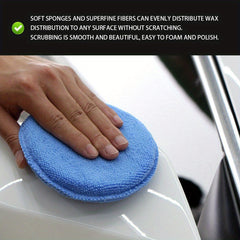 10pcs Microfiber Wax Towel Soft Cars Applicator Pads Finger Pocket