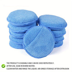 10pcs Microfiber Wax Towel Soft Cars Applicator Pads Finger Pocket