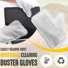 10pcs Disposable Non-woven Cleaning Gloves Electrostatic Dust Removal Gloves