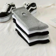 3pairs Men's Crew Socks Fitness Running Socks