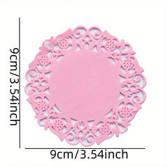 Silicone Flower Coasters Non slip Anti scald Cup Pads