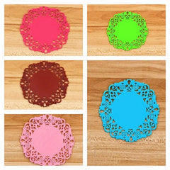Silicone Flower Coasters Non slip Anti scald Cup Pads