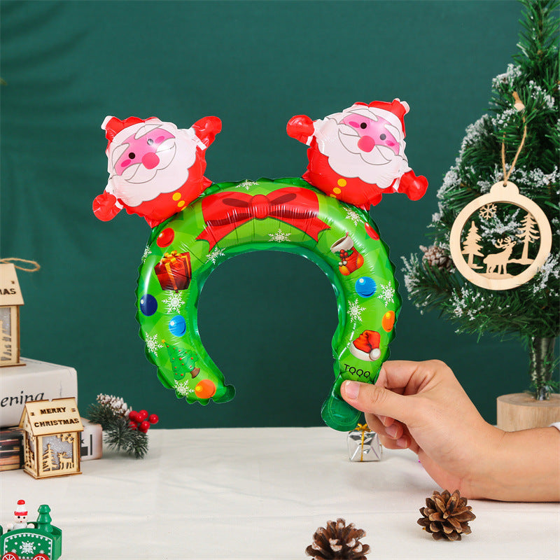 Christmas Headband Wrist Stick Balloons Decor Party Favor Festivals Suppl