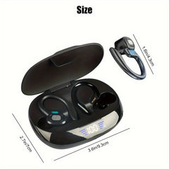 Wireless Waterproof In-ear Headset Touch Control Noise Cancelling HIFI Stereo