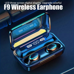 Wireless Hi Fi Stereo Earphones Sports Earbuds for iPhone & Android