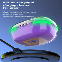 Wireless Sports Headphone Noise Cancelling In-Ear Earbuds with LED Display