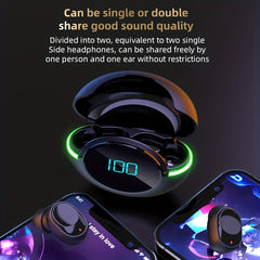 Wireless In-ear Headphones Touch Buttons HIFI Stereo Waterproof