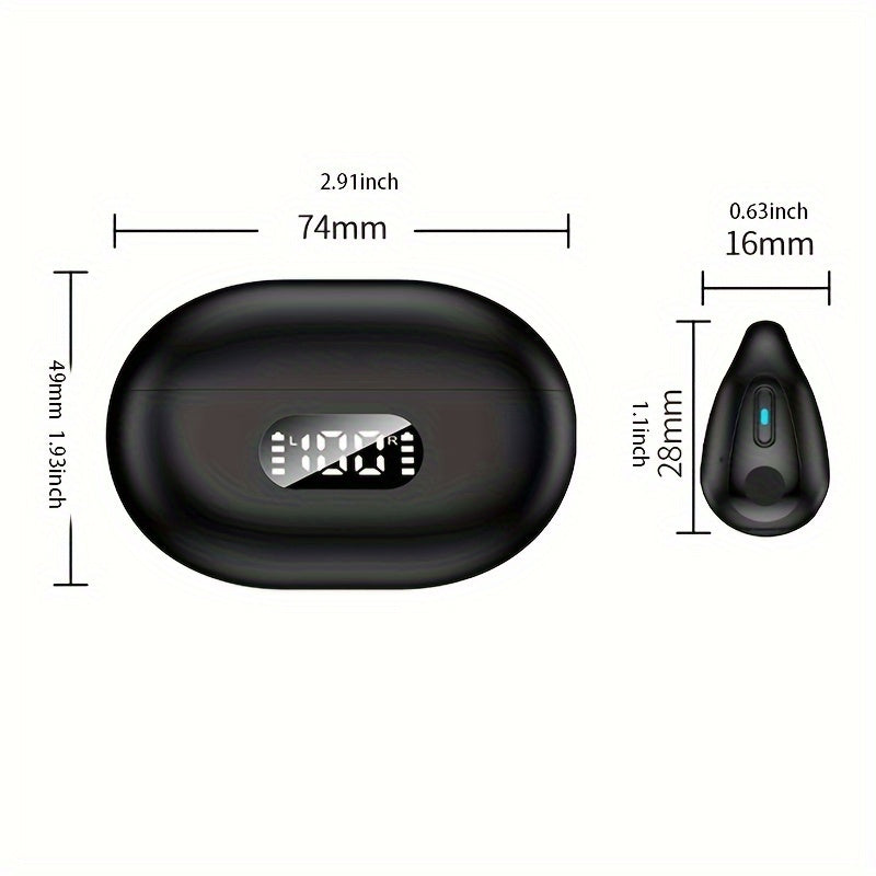 Wireless Sports Headphone Hi Fi Stereo Waterproof Earphone Noise Reduction