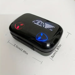 Wireless Earbuds with Microphone Waterproof LED Display