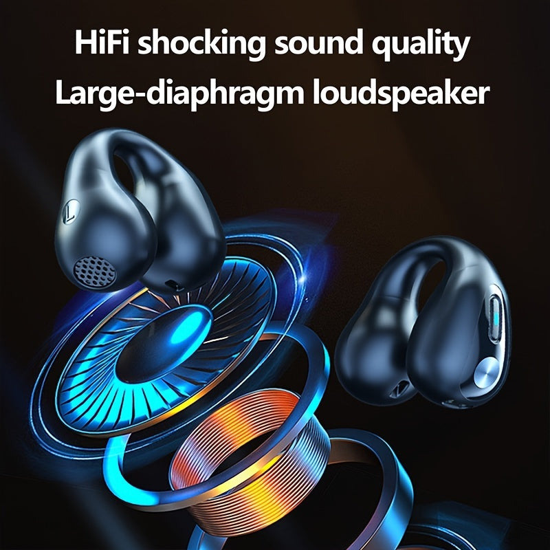 Wireless Sports Headphone Hi Fi Stereo Waterproof Earphone Noise Reduction