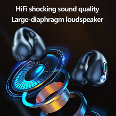 Wireless Sports Headphone Hi Fi Stereo Waterproof Earphone Noise Reduction