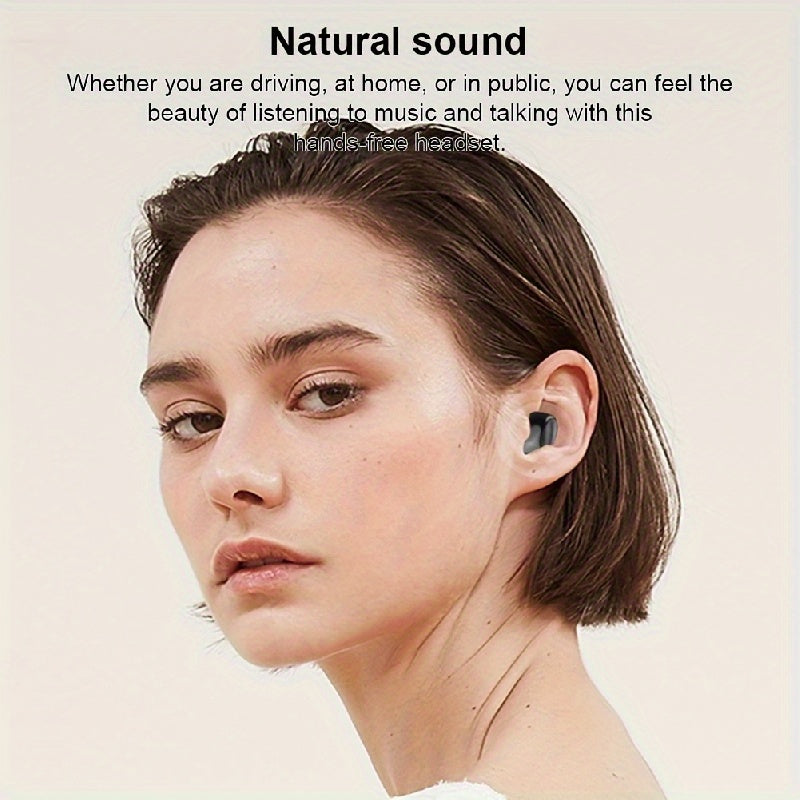 Mini In-ear Earphone With Mic Wireless HiFi Stereo Gaming Headset