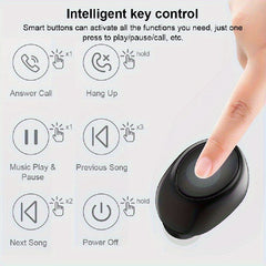 Mini In-ear Earphone With Mic Wireless HiFi Stereo Gaming Headset