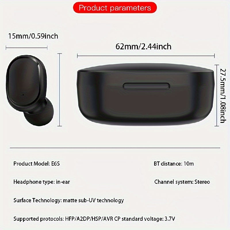 Waterproof Wireless Sports Earbuds USB Fast Charge