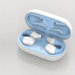 Wireless Clip-on Headset Mini Headphone with Power Display