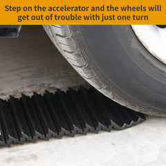 Universal Car Wheel Anti Skid Pad Emergency Tire Traction Mat Plate