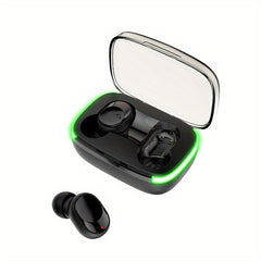 Mini Wireless In-Ear Headphone with LED Light