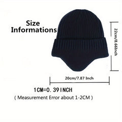 Winter Thickened Warm Beanie Hat with Ear Protection