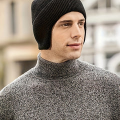 Winter Thickened Warm Beanie Hat with Ear Protection