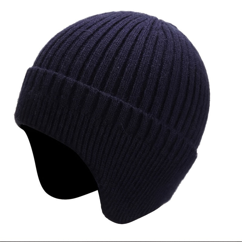 Winter Thickened Warm Beanie Hat with Ear Protection