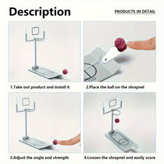 Desktop Mini Basketball Game for Indoor Outdoor Office Games