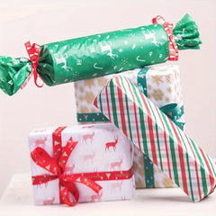 10pcs Snowflake Print Wrapping Tissue Paper Christmas Xmas Party Wedding Flowers