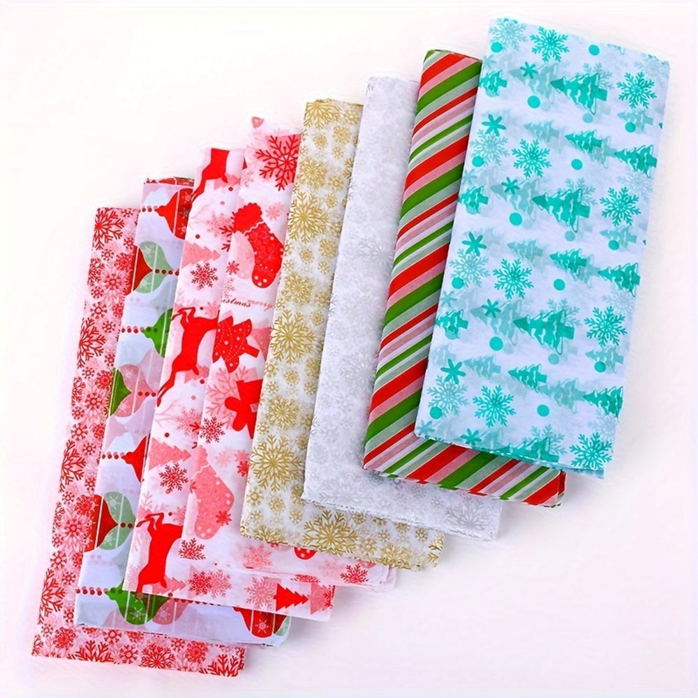 10pcs Snowflake Print Wrapping Tissue Paper Christmas Xmas Party Wedding Flowers