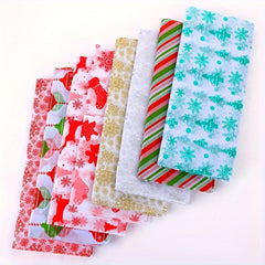 10pcs Snowflake Print Wrapping Tissue Paper Christmas Xmas Party Wedding Flowers